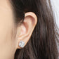 💎 50% OFF NOW! 🕊️ Moissanite Silver Earrings – Hypoallergenic & Radiant Everyday Elegance 🎁
