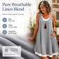 🎉 50% OFF! 💃 Viral Fake-Two Tank Dress – No-Outfit-Stress Summer ☀️