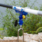 🎣 LIMITED-TIME 50% OFF 🔒 Fishing Rod Self-Locking Turret Bracket — 360° Rotation, Stainless Steel