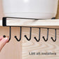🏠 50% OFF NOW!🔥 Under Shelf Hanger with 6 Hooks – Space Saving Kitchen Organizer – No Drill Storage Rack – Steel Utensil Holder for Cabinet & Wardrobe 🍴