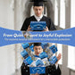 🎓 50% OFF NOW!🎁 Explosive Pop-Up Surprise Money Gift Box – Class of 2026 Graduation Party Prop – Viral Video Jumping Box – Dark Blue Congrats Grad Design 🎉