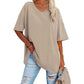 👕 50% OFF NOW! 🌿 Women's Casual V-Neck T-Shirt – Soft Cotton Blend & Flowy Hem – Breezy Everyday Essential 🍃