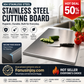 ⏳ Time-Limited Special ⏰ 304 Stainless Steel Cutting Board — Hygienic & Easy Clean 🍽️