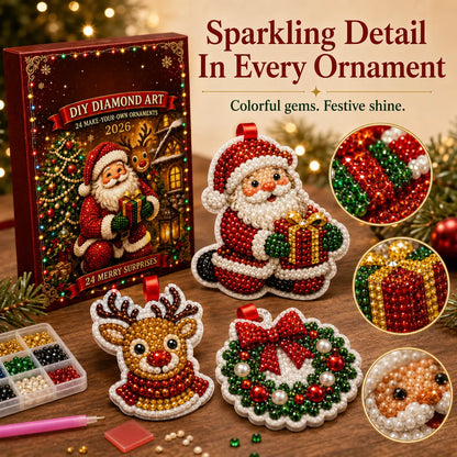 🎄 LIMITED-TIME 50% OFF ✨ 24 Christmas Ornament Kit — Craft, Sparkle & Hang