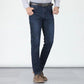 👖 50% OFF NOW! 🧵 Men's Elastic High Waist Straight Leg Jeans – Soft Stretch Cotton & Breathable Everyday Comfort 🛠️