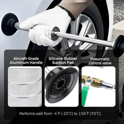🚗 50% OFF NOW! 🔧 Auto Body Dent Repair Tool – Pneumatic Pull, Aluminum Handle & Rubber Pads 🛠️
