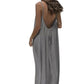 👗 50% OFF NOW! ✨ Backless Cami Dress – Spaghetti Strap & Maxi Length 🌸