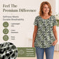 🎉 LIMITED TIME 50% OFF! 👚 Printed Round Neck Top – Casual Cool, Soft Touch ☀️