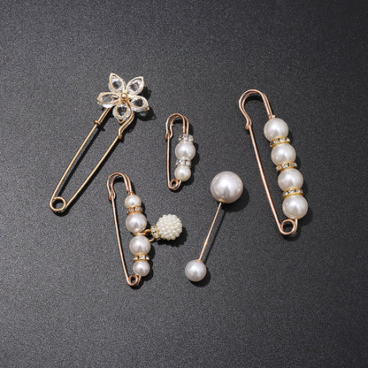 ✨ 50% OFF NOW!🎀 Pearl Brooch Corset-Style Decorative Pin – Elegant Accessory & Waist Cincher – Chic Outfit Essential 💎