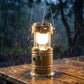⭐DON'T MISS 50% OFF!📢 ⛺️Solar Camping Lantern- Rechargeable LED Lights, Magnetic Base & Foldable Hanging Hook- Collapsible Lamp Battery Powered ✨