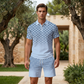 🚨 FINAL HOURS! ⏳ 50% OFF – While Stock Lasts! 👕 Men’s Geometric Print Co-ord Set – Instant Style Upgrade 🔷
