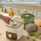 🧊 50% OFF NOW! ❄️ Portable Ice Maker with Lid & Storage Box – 48 Cubes, Easy Release & Stackable