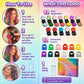 🎃🎄Sick Of Damaging Permanent Dye?✨Limited‑Time Save Up To 50%! Temporary Hair Chalk Set 🎁🌈