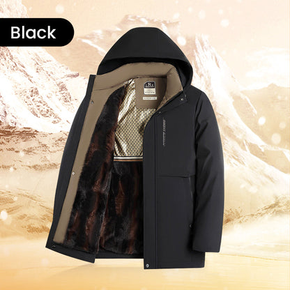 🧥 60% OFF NOW! ✨ Men’s Thermal Hooded Parka Coat - Windproof & Water-Resistant with Multiple Pockets for Extreme Cold Weather Protection ❄️🛡️