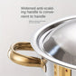 🍲 50% OFF NOW! 🍽️ Stainless Steel Chafing Dish Buffet Set – 5QT, Gold Finish & Fuel Can Rack ✨