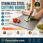 🎉 2026 Sale — Over 45,000 Sold! 🔪 304 Stainless Steel Cutting Board – Hygienic, Mold-Resistant, Easy Clean – The Last Board You'll Ever Need! ✨