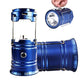 ⭐DON'T MISS 50% OFF!📢 ⛺️Solar Camping Lantern- Rechargeable LED Lights, Magnetic Base & Foldable Hanging Hook- Collapsible Lamp Battery Powered ✨