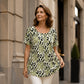 🎉 LIMITED TIME 50% OFF! 👚 Printed Round Neck Top – Casual Cool, Soft Touch ☀️