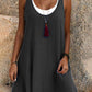 🎉 50% OFF! 💃 Viral Fake-Two Tank Dress – No-Outfit-Stress Summer ☀️