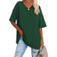 👕 50% OFF NOW! 🌿 Women's Casual V-Neck T-Shirt – Soft Cotton Blend & Flowy Hem – Breezy Everyday Essential 🍃
