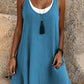 🎉 50% OFF! 💃 Viral Fake-Two Tank Dress – No-Outfit-Stress Summer ☀️