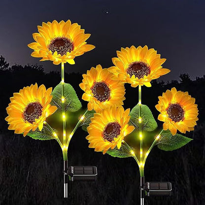 🌻 50% OFF NOW! ☀️ Sunflower Solar Lights – Waterproof Garden Decor & Forever Glow 💡