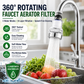 💧 LIMITED-TIME 50% OFF 🚰 360° Rotating Faucet Filter — Splash-Proof, Reduces Impurities, Easy Install