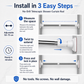 🔧 FINAL 50% OFF 🧺 No Drilling Required — Install Without Screws or Wall Damage
