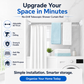 🔧 FINAL 50% OFF 🧺 No Drilling Required — Install Without Screws or Wall Damage