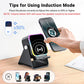 🔥 50% OFF NOW! 📱 5-in-1 Wireless Speaker Stand – Induction Audio & Phone Holder 🎵💡
