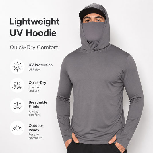 🎉 2026 Sale — Over 76,000 Sold! 🪖 UV Sun Hoodie – Shielded ☀️