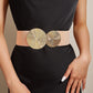 🩰 50% OFF NOW! ✨ Women's Vintage Gold Buckle High Elastic Belt - Adjustable Waistband for Dresses, Skirts & Pants with Timeless Design 💫🌟