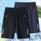 🌞 Buy 1 Get 1 Free! 🩳 Men’s Elastic Waist Shorts – Cool, Breathable & Secure for Summer 🏃‍♂️💨