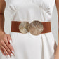 🩰 50% OFF NOW! ✨ Women's Vintage Gold Buckle High Elastic Belt - Adjustable Waistband for Dresses, Skirts & Pants with Timeless Design 💫🌟