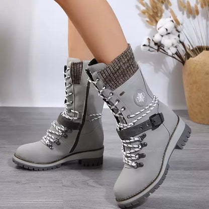 👢 50% OFF NOW! ❄️ Waterproof Knee-High Snow Boots – Slip-Resistant, Warm & Stylish Winter Boots 🧥