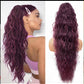 💇‍♀️ 60% OFF NOW! ✨ Curly Wavy Hair Extension with Ponytail – Frizz Control, Natural Look & Clip-In Design 💜