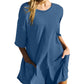 🌞 50% OFF NOW! 👕 Oversized T-Shirt V-Shaped Back Romper – Reversible Design, Soft Viscose & Front Pockets 🦋