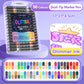 🖊️ 50% OFF NOW! ✨ Dual-Tip Glitter Marker Pen - Vibrant Colors for Art/Journaling/Scrapbooking, Non-Toxic & Quick-Drying 🎨📝