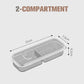 🍱 BUY 2 GET 1 FREE! ♻️ Reusable Compartment Food Container - Leakproof & Microwave-Safe for Meal Prep/Lunch Box/Travel 🍴✨