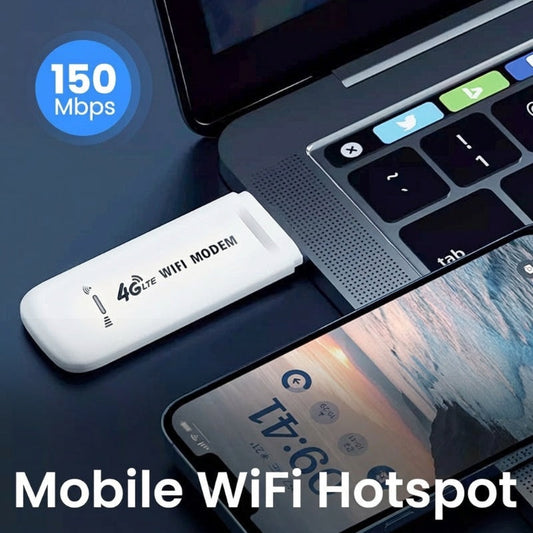 📶 50% OFF NOW! 🌍 Portable 4G LTE Mobile Hotspot – Up to 150Mbps, Long Battery Life & Connect Multiple Devices on the Go 🔋