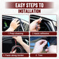 🚗 BUY 2 GET 1 FREE! ✨ 5-Hole Automotive Dust-proof & Shock-absorbing Sealing Strip - Universal Fit with Adhesive Backing for Enhanced Cabin Quietness & Protection 🔇🧤