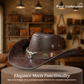 🤠 50% OFF NOW! ☀️ Breathable Sunshade Cowboy Hat – Wide Brim, Lightweight & Stylish Rivet Details – Perfect for Camping, Fishing & Hiking 🏕️