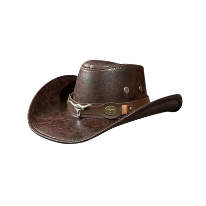 🤠 50% OFF NOW! ☀️ Breathable Sunshade Cowboy Hat – Wide Brim, Lightweight & Stylish Rivet Details – Perfect for Camping, Fishing & Hiking 🏕️