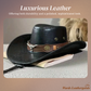 🤠 50% OFF NOW! ☀️ Breathable Sunshade Cowboy Hat – Wide Brim, Lightweight & Stylish Rivet Details – Perfect for Camping, Fishing & Hiking 🏕️