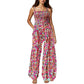 ✨ 50% OFF NOW! 🌼 Women’s Floral Sleeveless Jumpsuit – Smocked Bust & Wide-Leg Summer Chic 👒🏖️