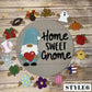 🎄 60% OFF NOW! 🍁 Interchangeable Wooden Gnome Welcome Sign - Customizable Seasonal Decor with Accessories, Perfect for Porch/Garden Holiday Display 🎅✨