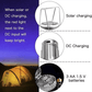 🔈 50% OFF NOW! 🌞 Portable Stretchable Solar Electric Fan + Emergency Light – Rechargeable, 360° Rotation & Perfect for Outdoor/Camping 🔋🌀📦