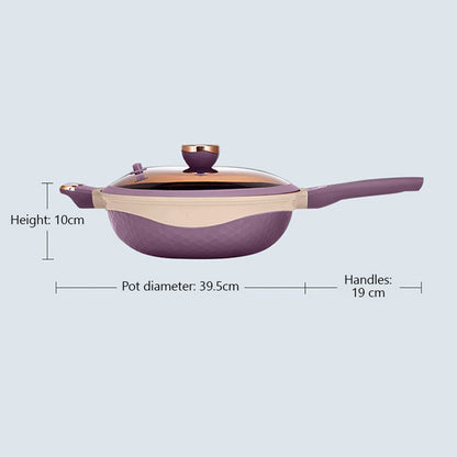 🍳 60% OFF + FREE SHIPPING! 🔥 Non-Stick Pan with Steamer Basket - Healthy Cooking without Oil, Even Heat Distribution for Perfect Results Every Time 🥦✨