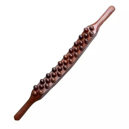 🎉 2026 Sale — Over 15,000 Sold! 💆‍♀️ 19-Bead Wooden Body Massage Roller – Natural Beech Wood, Ergonomic Grip – Relieve Tension, Boost Circulation! ✨