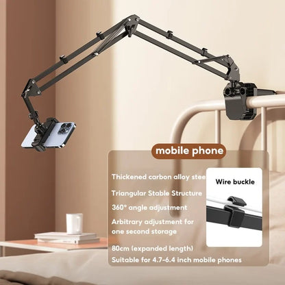 🎉 2026 Sale — Over 8,000 Sold! 🛏️  Phone & Tablet Holder – No Clamp, No Furniture Damage – Watch, Read, Call Hands-Free in Bed or at Desk ✨